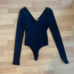 Aritzia Black Body Suit